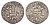 Франция жетон, КОПИЯ - 1 гро-турнуа ND (1329-1350) тип Dy royales 261 белый металл 4670-922