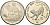 Либерия 5 долларов 1997 китайский гороскоп - год тигра KM 353 медно-никель UNC 3897-1213