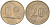 Малайзия 20 сенов 1967 здание Парламента KM 4 медно-никель UNC 4591-253