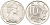 Австралия 10 центов 1977 Елизавета II (1952-), птица лирахвост KM 65 медно-никель UNC 3853-1214
