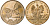 Польша 2 злотых 2001 MW, серия сохраним природу, бабочка махаон KM 414 нордик UNC 4521-1134