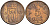 НОРВЕГИЯ 5 ЭРЕ 1955 ХОКОН VII (1905-1957) KM 400 бронза 4589-446