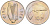 Ирландия 10 пенсов 1978 лосось KM 23 медно-никель UNC 4583-344
