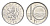 Чехия 10 геллеров 1994 KM 6 алюминий UNC 4651-555