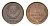 СССР 1 копейка 1986 Y 126a латунь 4684-525