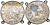 ЯПОНИЯ 1 ЙЕНА 1895 28 ГОД ПРАВЛЕНИЯ ИМПЕРАТОРА МАТСУХИТО (1867-1912), ТИП II, TOKYO MINT, ПЕЧАТЬ GIN СПРАВА ОТ НОМИНАЛА, ДИАМЕТР 38,1 ММ., НОМИНАЛЬНЫЙ СЕРЕБРЯННЫЙ СЛИТОК ДЛЯ ОБЕСПЕЧЕНИЯ, ДЕНЕЖНОЙ СИСТЕМЫ ТАЙВАНЯ, КОРЕИ, И ЮЖНОЙ МАНЧЖУРИИ, С ПОДВЕСКИ, С УШ