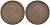 Британская Индия 1/4 анна 1862 Виктория (1837-1901) KM 467 медь 31-1023