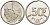 БЕЛЬГИЯ 50 ФРАНКОВ 1993 BELGIE, БОДУЭН I (1951-1993) KM 169 никель 4390-343