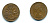 Канада 1 цент 1974 Елизавета II (1952-2022), кленовый лист KM 59.1 бронза 37-249