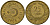 Турция 25 курушей 1956 KM 886 латунь 4156-754