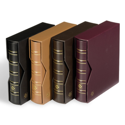 Альбом OPTIMA Classic-Leder кожаный c защитной кассетой, без листов. Темно-коричневый, Leuchtturm. 341937