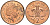 Великобритания 2 пенса 2007 Елизавета II (1952-2022) KM 987, Spink 4690 (C5) сталь плакированная медью 177-754