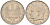 ФРГ 2 марки 1958 F, Макс Планк KM 116, J. 392 медно-никель плакированный никелем 4126-1257