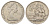 Новая Зеландия 50 центов 1967 Елизавета II (1952-2022), парусник Индевор KM 37.1 медно-никель 4672-316