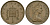 Великобритания 1 пенни 1974 Елизавета II (1952-2022) KM 915, Spink 4237 (B1) бронза 3309-656