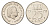 Нидерланды 25 центов 1970 Юлиана (1948-1980) KM 183 никель 4658-863