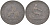 Испания 10 сентимо 1870 ОМ, лев со щитом KM 663 (Y54) медь 3855-543