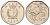 Мальта 5 центов 1993 краб KM 95 медно-никель 4588-129