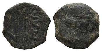 Боспорское Царство тетрахалк 275-245 года до н.э. Пантикапей медь 4669-325