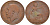 Великобритания 1 пенни 1912 Георг V (1910-1936) KM 810, Spink 4051 бронза 4593-141