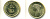 ЕГИПЕТ 50 ПИАСТРОВ 2007 КЛЕОПАТРА KM 942.2 сталь плакированная латунью UNC 83-1735