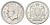 Монако 2 франка 1943 Луи II (1922-1949), год-тип KM 121 алюминий 4642-214
