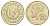 Кипр 20 центов 1994 Зенон Китийский KM 62.2 никель латунь UNC 4652-353
