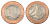 Ангола 20 кванз 2014 год-тип KM 111 биметалл UNC 114-125