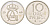 Швеция 10 эре 1968 U Густав VI Адольф (1950-1973) KM 835 медно-никель 4547-1059