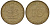 ФРГ 10 пфеннигов 1981 F KM 108, J. 383 сталь плакированная латунью 62-1037