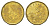 Канада 1 доллар 2013 Елизавета II (1952-2022), утка KM 1255 никель плакированный позолоченной бронзой 4631-826