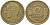 ФРАНЦИЯ 2 ФРАНКА 1934 KM 886 алюминиевая бронза 114-741