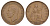Великобритания 1 пенни 1944 Георг VI (1936-1952) KM 845, Spink 4114 бронза 4634-926