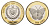 Северный Кипр (Турция) 1 лира 2010 X 6 биметалл UNC 4646-927