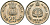 Индия 25 пайсов 1982 IX Азиатские игры KM 52 медно-никель UNC 94-1232