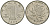 Китай 1 юань 2004 хризантема KM 1212 сталь плакированная никелем 4138-655