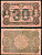 Италия, Сардиния 30 лир 1877 Banca AgricoLa Sarda Pick S 921 c бумага 7554-25-2-1