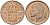 БЕЛЬГИЯ 50 САНТИМОВ 1959 BELGIQUE, БОДУЭН I (1951-1993) KM 148.1 бронза 206-165
