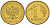 Польша 1 грош 2003 MW KM 276, Parchimowicz 701l латунь UNC 4516-1047