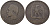 ФРАНЦИЯ 10 САНТИМОВ 1854 MA, НАПОЛЕОН III (1852-1870) KM 771.6 бронза 97-1042