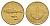 Словения 1 толар 1995 KM 4 латунь UNC 4659-561