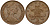 Великобритания 2 пенса 1980 Елизавета II (1952-2022) KM 916, Spink 4235 (C1) бронза 202-723