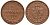 Саксония 2 пфеннига 1864 В, Иоганн (1854-1873) KM 1217, Jaeger 121, AKS 155 медь 413-5321