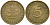 ФРГ 5 пфеннигов 1950 G KM 107, J.382 сталь плакированная латунью 4364-1557