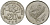 Малайзия 20 сенов 2001 цветок KM 52 медно-никель 4167-316