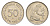 ФРГ 50 пфеннигов 1990 D KM 109, J. 384 медно-никель aUNC 4627-721