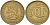 ФИНЛЯНДИЯ 50 ПЕННИ 1971 KM 48 алюминиевая бронза 4572-836