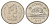 Канада 5 центов 1984 Елизавета II (1952-2022), бобр KM 60.2a медно-никель 4689-425
