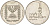 Израиль 1/2 лиры 1964 JE 5724 KM 36.1 медно-никель 190-1225