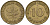 ФРГ 10 пфеннигов 1950 J KM 108, J.383 сталь плакированная латунью 4681-1116